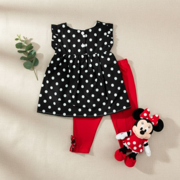 New Laura Ashley Baby Girl Outfit set Top Leggings Size 12 months - Picture 3 of 3